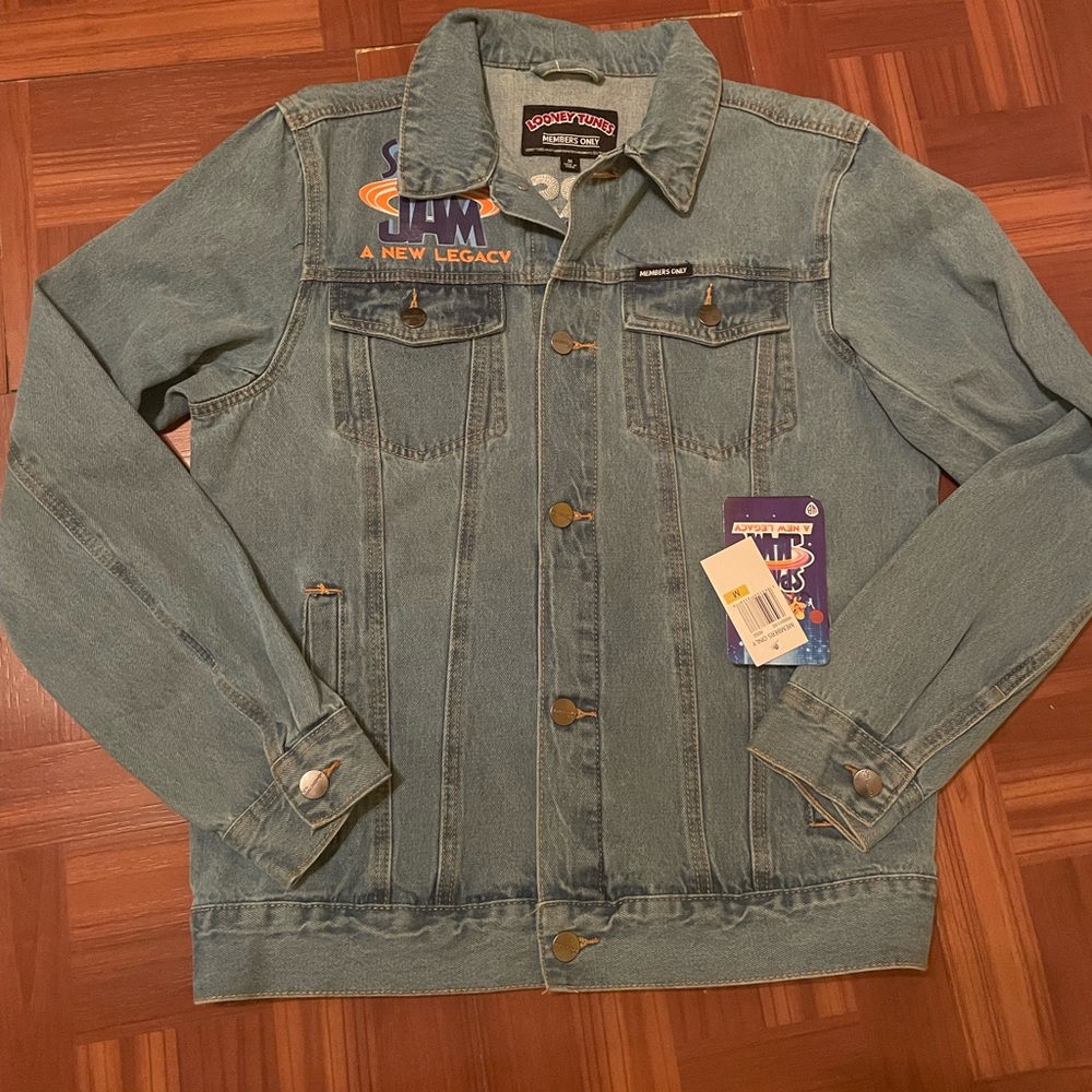 Denim looney tunes jacket